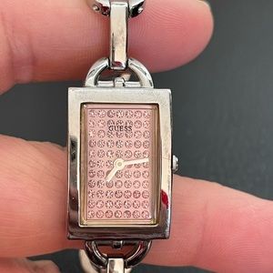 Womens Guess Swarovski Crystal Watch